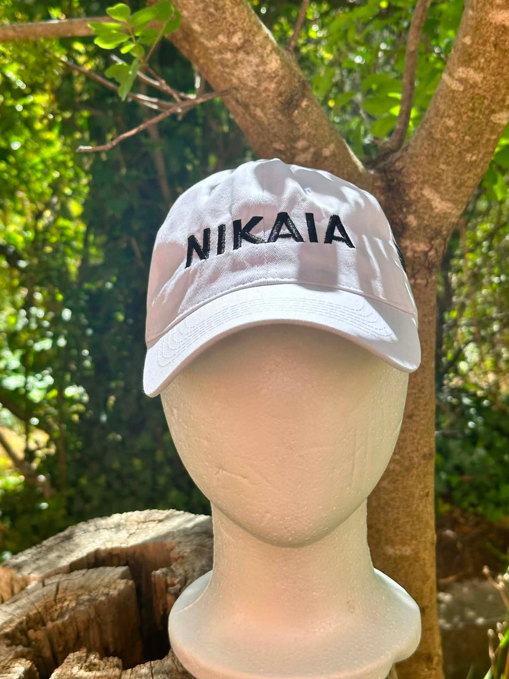 Casquette Brodée BLANCHE - NIKAIA