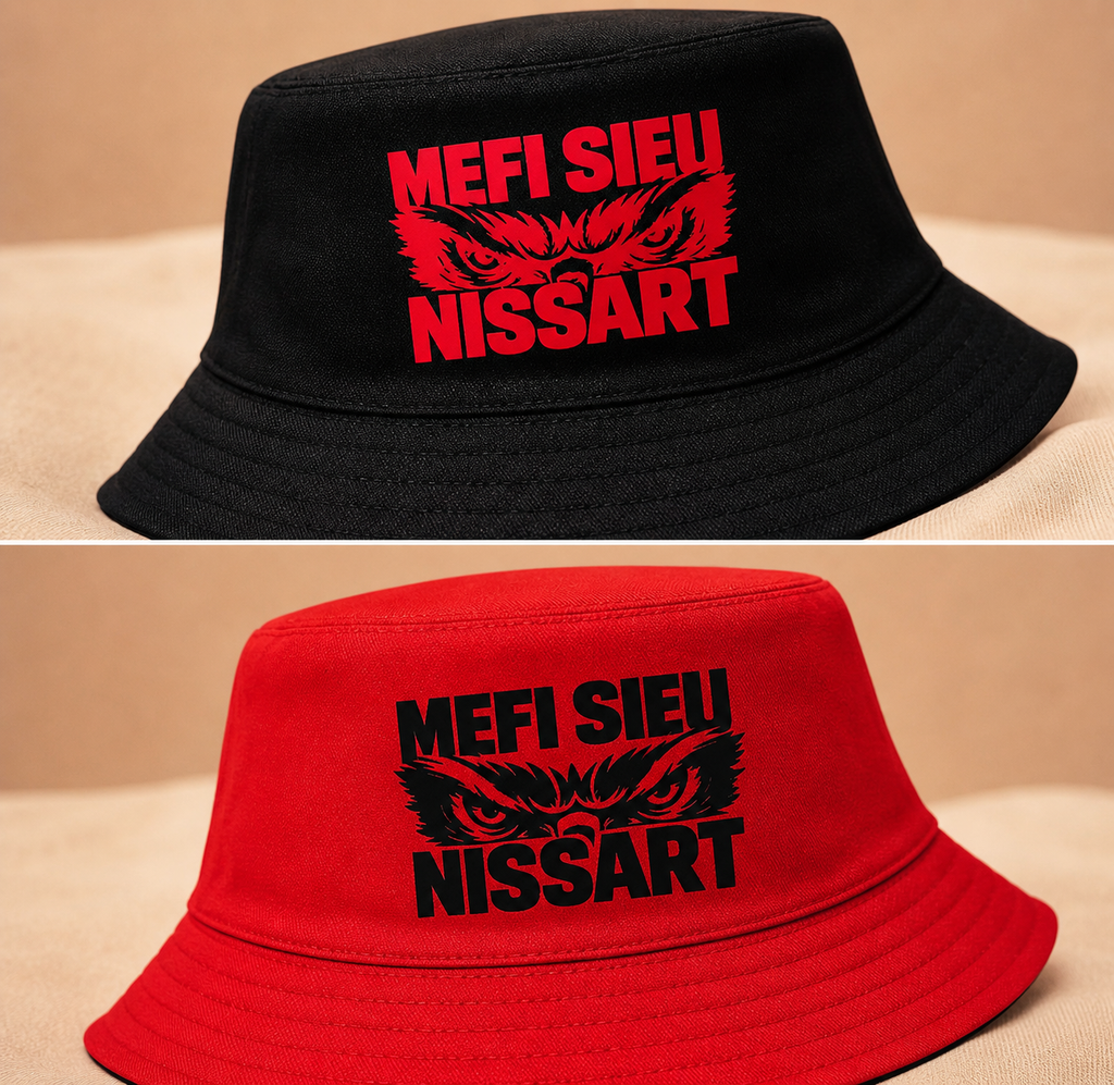 Bob réversible ( Rouge & noir ) - MEFI SIEU NISSART.